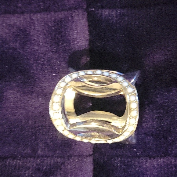 Elegant Silver Chunky Women's Ring - Picture 4 of 7